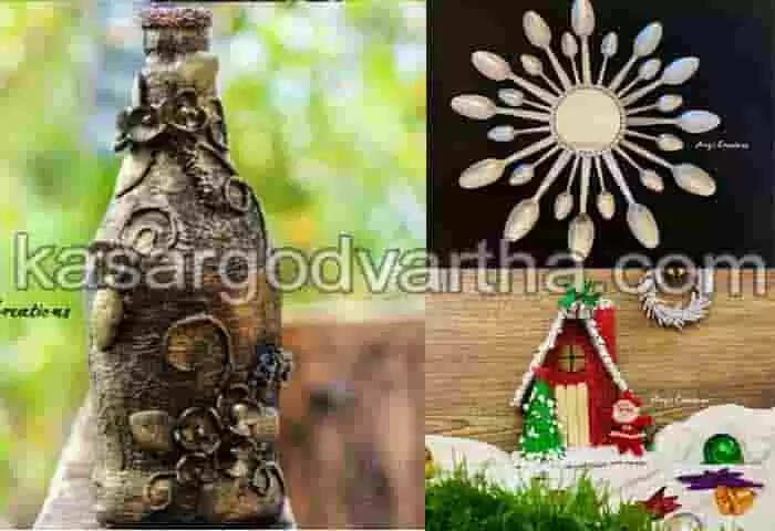 Art | മാലിന്യത്തിൽ നിന്ന് കരകൗശല വസ്തുക്കൾ; മലയാളി യുവതി വിസ്മയം സൃഷ്ടിക്കുന്നു; പ്രകൃതി സംരക്ഷണത്തിനായുള്ള അമീന അജ്മലിന്റെ പ്രവർത്തനങ്ങൾക്ക് നിറഞ്ഞ കയ്യടി