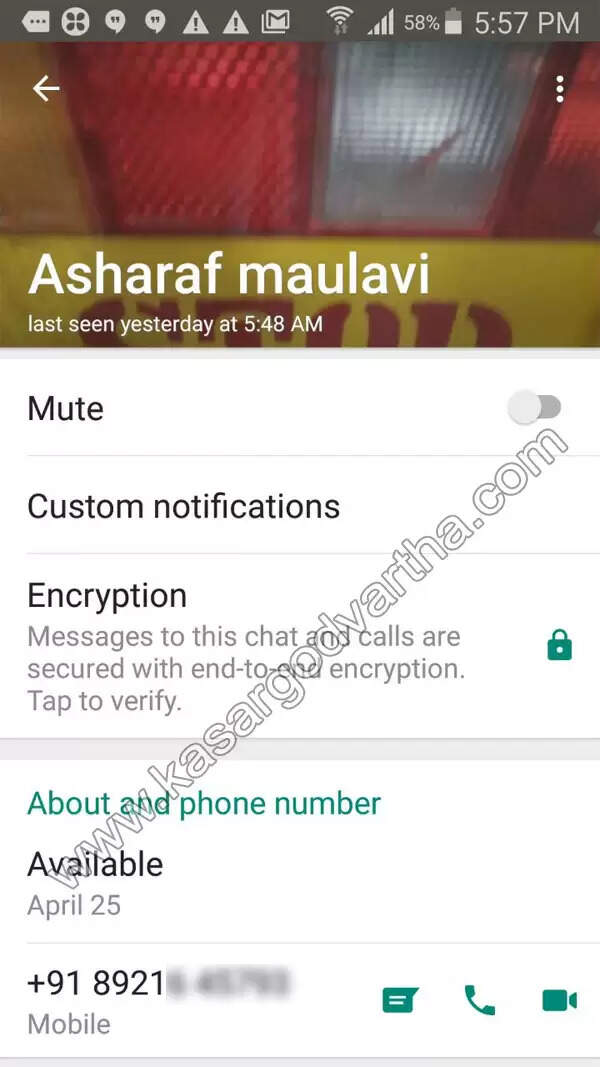 ഖാസി കേസ്; പോലീസ് തേടുമ്പോഴും അഷ്റഫ് മൗലവി വാട്സ്ആപ്പ് ഉപയോഗിക്കുന്നതായി വിവരം, ലാസ്റ്റ് സീന് ബുധനാഴ്ച പുലര്ച്ചെ