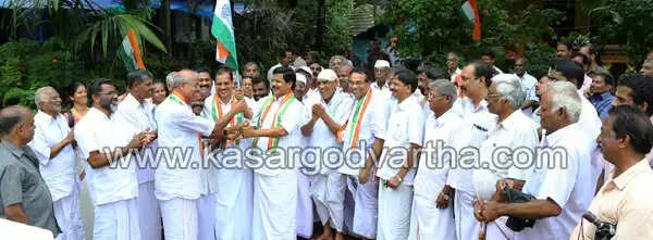 കോണ്ഗ്രസ് പദയാത്ര നടത്തി