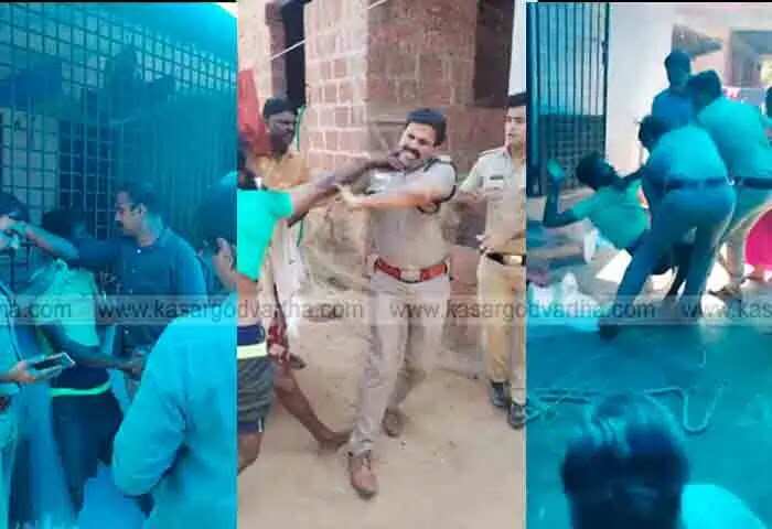 Arrested | ബേക്കൽ ഇൻസ്പെക്ടർ അടക്കം 4 പൊലീസ് ഉദ്യോഗസ്ഥരെ അക്രമിച്ചെന്ന കേസിൽ യുവാവ് അറസ്റ്റിൽ; വീഡിയോ പുറത്ത്