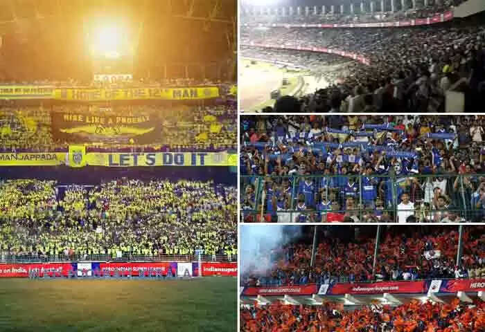 Home grounds | ഐഎസ്എലിനെ വരവേൽക്കാൻ ആരാധകർ; സ്റ്റേഡിയങ്ങൾ പൂരപ്പറമ്പാകും; എല്ലാ ക്ലബുകളുടെയും സ്വന്തം മൈതാനങ്ങളും കാണികളുടെ ശേഷിയും അറിയാം