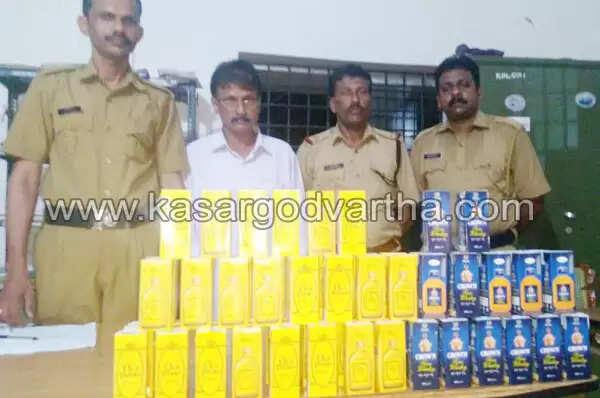 പതിനാല് ലിറ്റര് കര്ണാടക മദ്യവുമായി യുവാവിനെ അറസ്റ്റ് ചെയ്തു