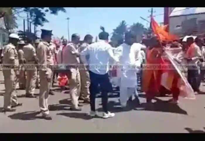 Temple Festival | ക്ഷേത്രോത്സവത്തിൽ വിശുദ്ധ അധ്യായം പാരായണത്തിനെതിരെ സംഘ്പരിവാർ; 'ഖുർആൻ സിന്ദാബാദ്' വിളിച്ച് കലാപത്തിന് ശ്രമിച്ച തെരുവ് ഗുണ്ടയെ അറസ്റ്റ് ചെയ്തതായി പൊലീസ്