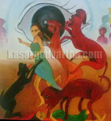 ലൈംഗീക അരാജകത്വത്തിനെതിരെ ശബരീനാഥിന്റെ 'നോട്ടം' ചിത്ര പ്രദര്ശനം