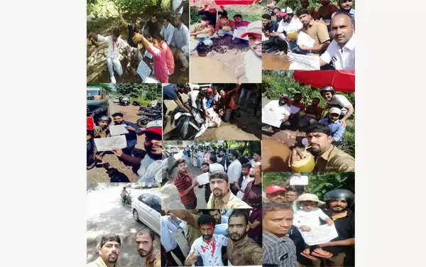 ദേശീയപാതയുടെ തകര്ച്ച; ആക്ഷന് കമ്മിറ്റിയുടെ നേതൃത്വത്തില് പ്രതിഷേധ സെല്ഫി