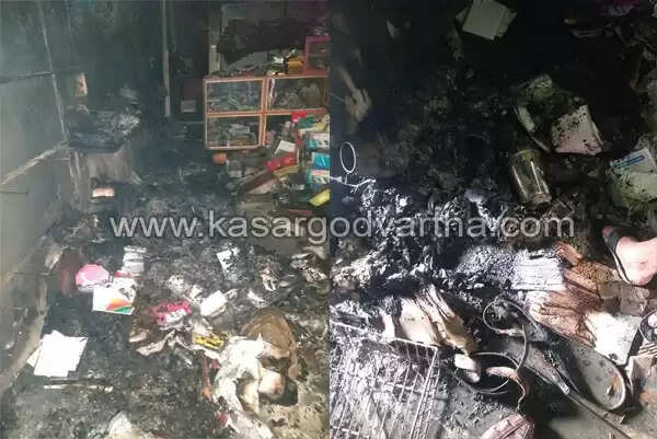 ഫാന്സി കട കത്തി നശിച്ചു; 10 ലക്ഷം രൂപയുടെ നഷ്ടം