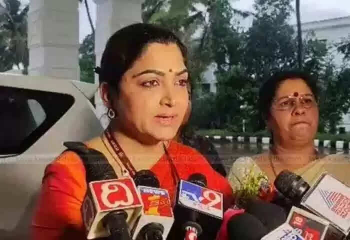 Khushbu Sundar | ഉടുപ്പി കോളജ് വിദ്യാര്ഥിനിക്ക് നീതി ഉറപ്പാക്കാന് പൊരുതുമെന്ന് ഖുശ്ബു സുന്ദര്