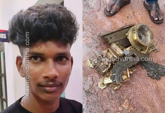 Arrested | ചീമേനിയിലെ മൗനിബാബയുടെ ആശ്രമത്തില് മോഷണം; 19 കാരന് പിടിയില്