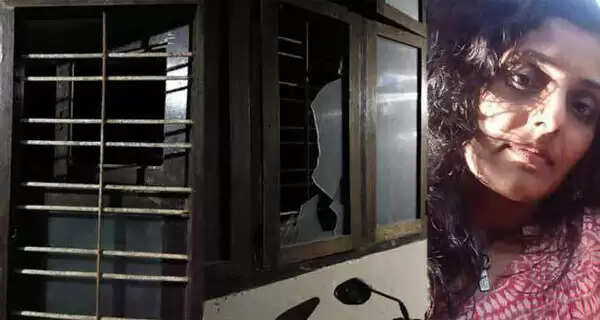 ശബരിമലയില് പോകുമെന്ന് പറഞ്ഞ് വാര്ത്താ സമ്മേളനം; പിന്നാലെ യുവതിയുടെ വീടിനു നേരെ ആക്രമണം