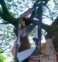 നരേന്ദ്രമോഡിയുടെ ഫ്ളക്സ് ബോര്ഡ് നശിപ്പിച്ചു