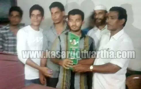 ആബിദ് ആറങ്ങാടിക്ക് എം.എസ്.എഫ് സ്വീകരണം നല്കി