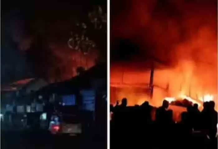 Fire | പേരാമ്പ്രയിലുണ്ടായ തീപ്പിടിത്തത്തില് 2 വ്യാപാര സ്ഥാപനങ്ങള് കത്തി നശിച്ചു; തീ പടര്ന്നത് മാലിന്യസംഭരണ കേന്ദ്രത്തില് നിന്ന്