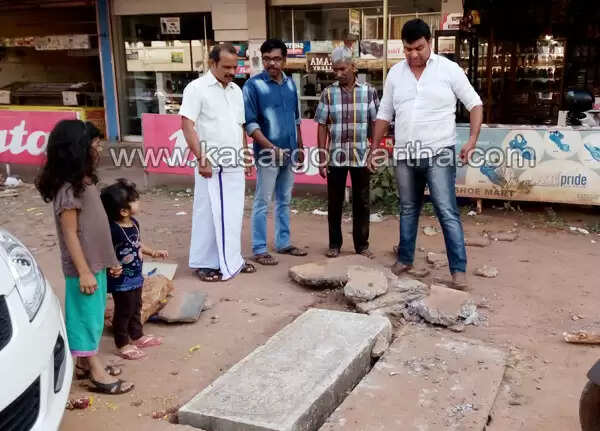 പ്രതിഷേധം പടര്ന്നു, പി ഡബ്ല്യു ഡി ഉണര്ന്നു; ഓവുചാലുകളുടെ പൊട്ടിപ്പൊളിഞ്ഞ സ്ലാബുകള് മാറ്റിസ്ഥാപിച്ചു