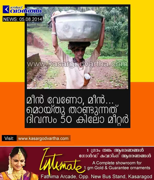 മീന് വേണോ, മീന്... മൊയ്തു താണ്ടുന്നത് ദിവസം 50 കിലോ മീറ്റര്