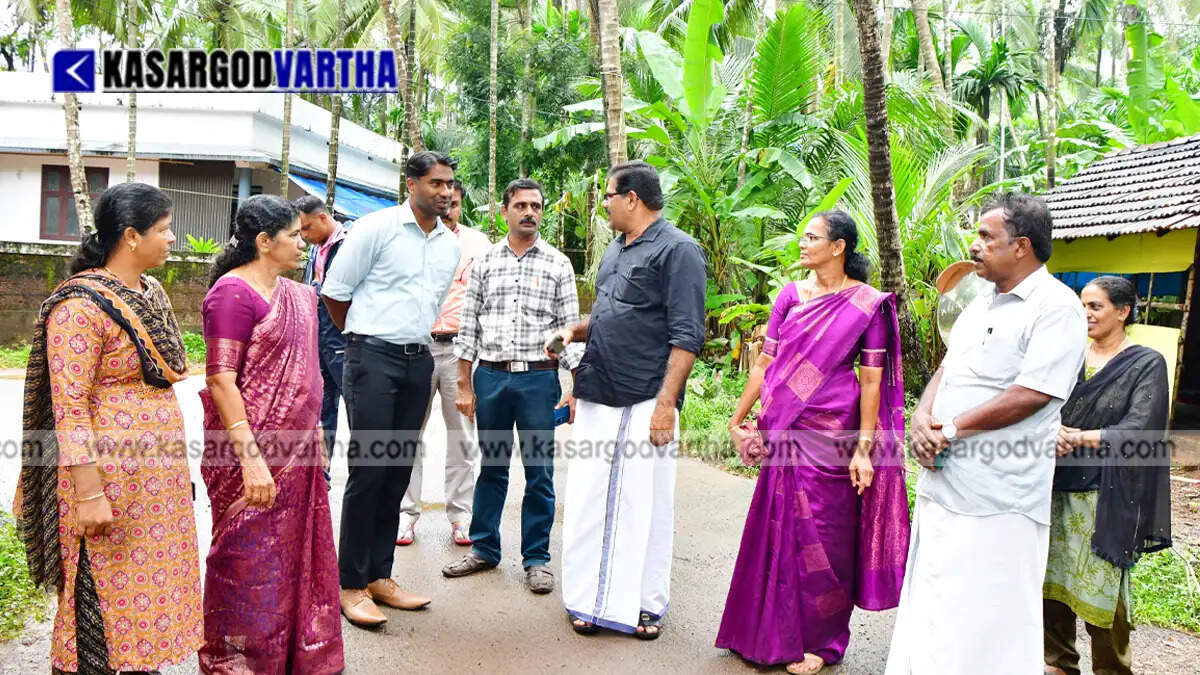 Representational image of Kasaragod District Collector Arjun Pandian visiting flood-affected areas