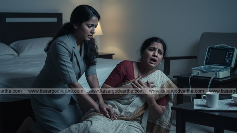 Person performing CPR chest compressions