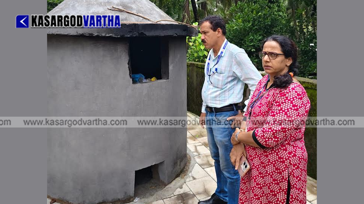 Waste mismanagement scene in a residential area