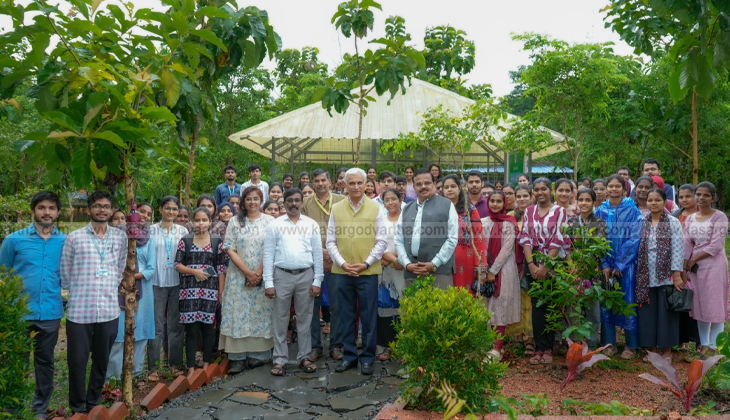  Cactus collection at Central University of Kerala botanical garden.