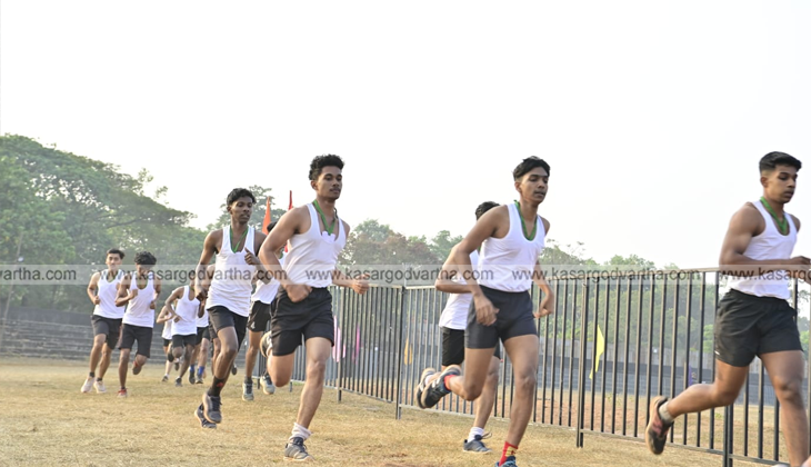 Agniveer recruitment rally at Vidyanagar stadium Kasaragod