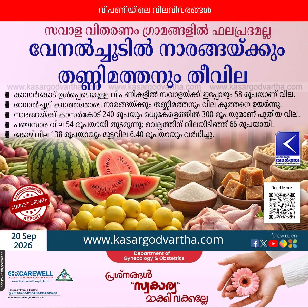 kerala lemon price surge horticorp onion market 2026
