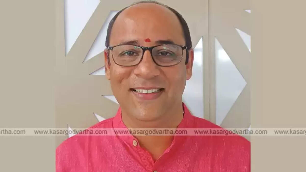 Adv. K. Sreekanth, newly appointed BJP Kozhikode regional president