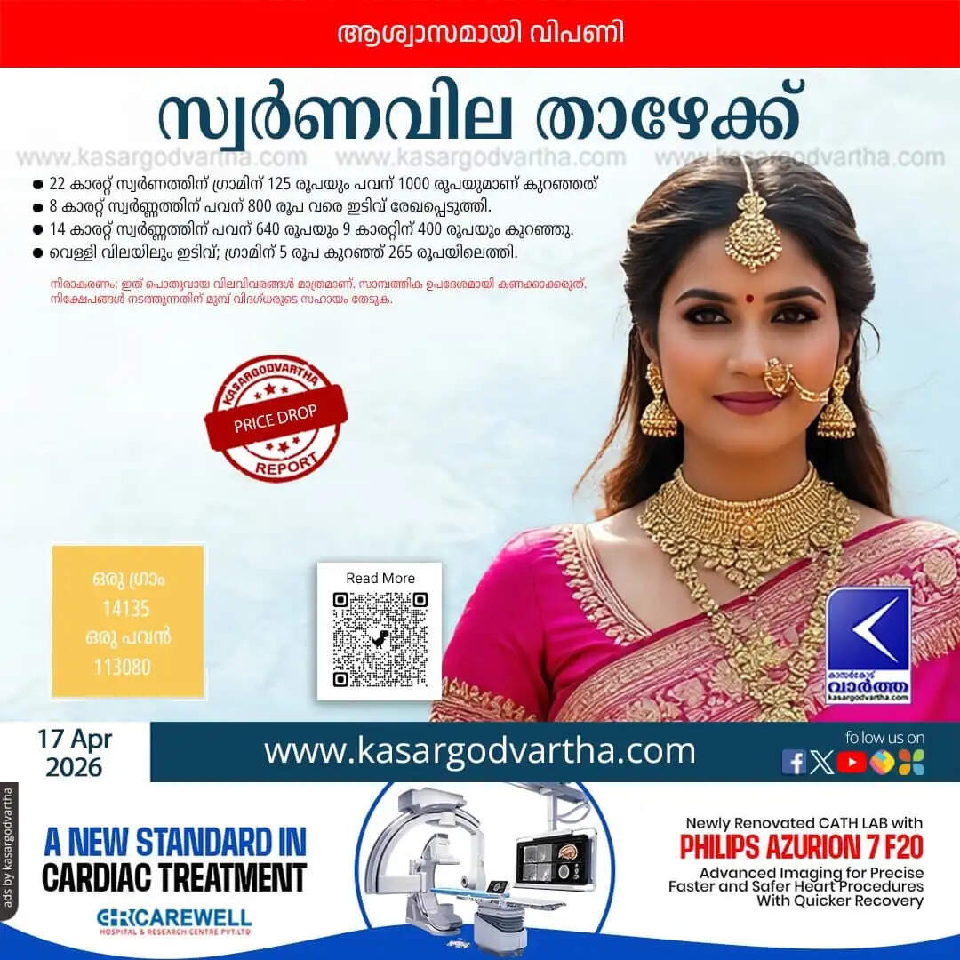 Kerala Gold Price April 17