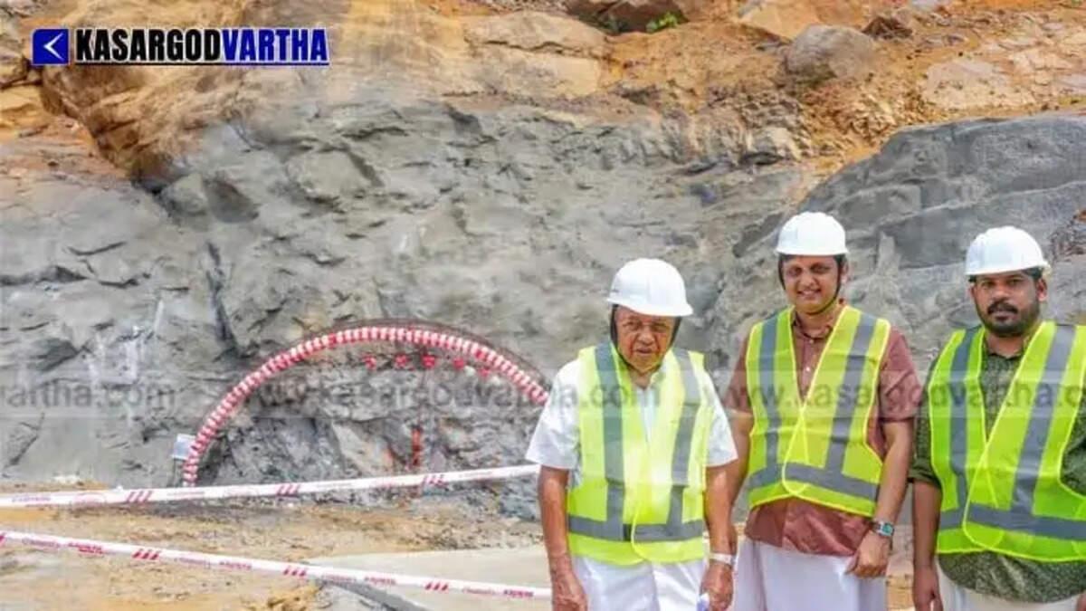 Wayanad Tunnel Road Construction Begins; CM Pinarayi Vijayan Performs First Blast Switch-On