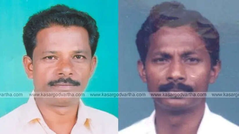 Portrait of former MLAs M Narayanan and M Kumaran.
