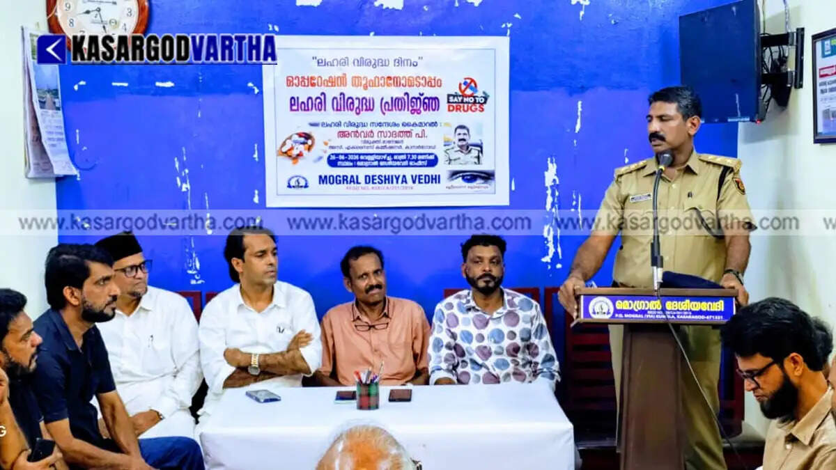 Assistant Excise Commissioner Anwar Sadath P. speaking