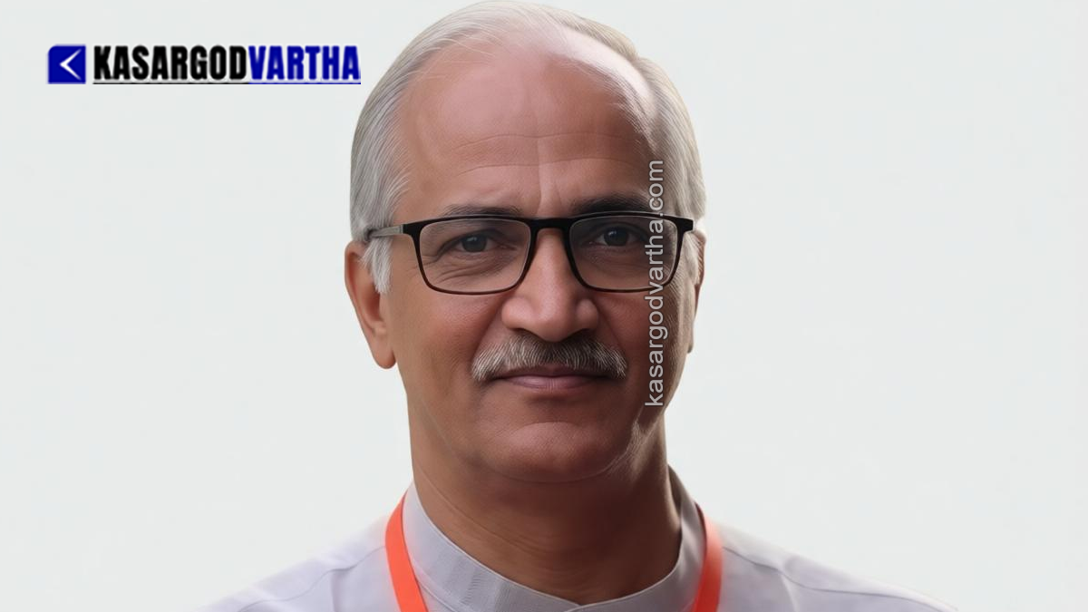 Rajya Sabha MP C. Sadanandan addressing a gathering