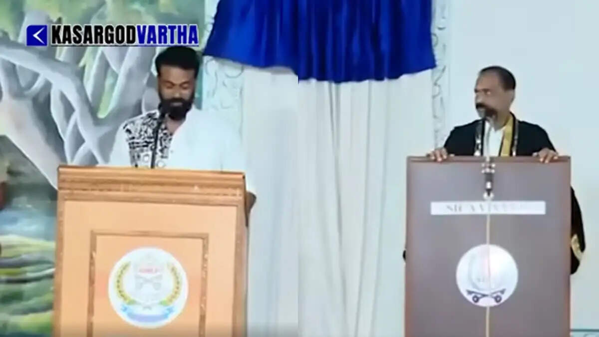 History in Kerala politics: Imprisoned BJP councilor R Sugathan takes oath in Viyyur jail