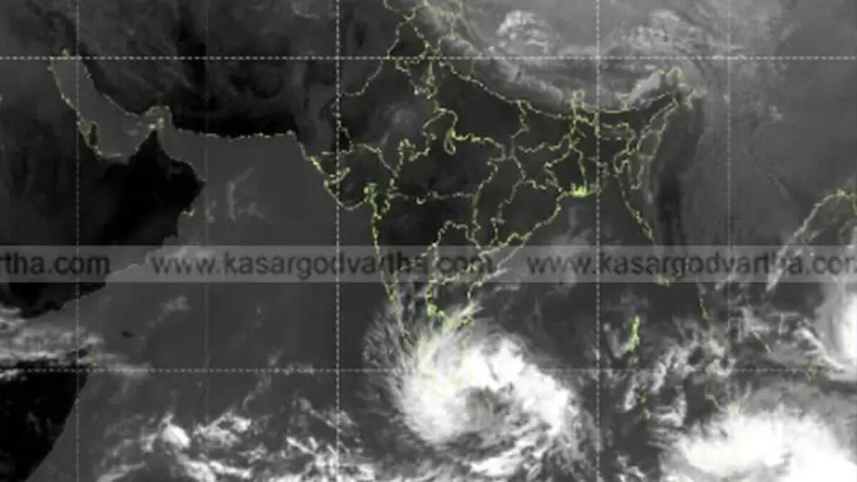 Image Representing Cyclone Dit Wah Intensifies and Moves Towards Tamil Nadu