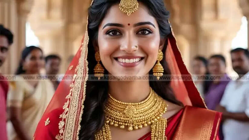 Bride Representing Kerala Gold Price November 01