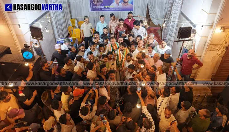 UDF candidate Kallatra Mahin Haji campaigning in Kasaragod constituency in March 2026.