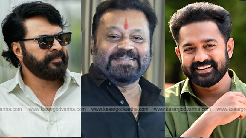 Suresh Gopi casting his vote in Kerala local election