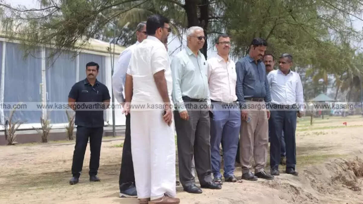 Kerala Chief Secretary A Jayathilak reviews tourism development in Kasaragod.