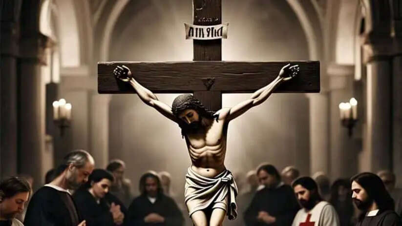 Symbolic image of Good Friday worship