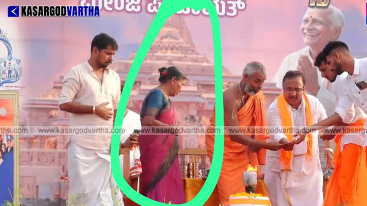 File photo of CPI leader and former Meenja Panchayat President Sundari Shetty.