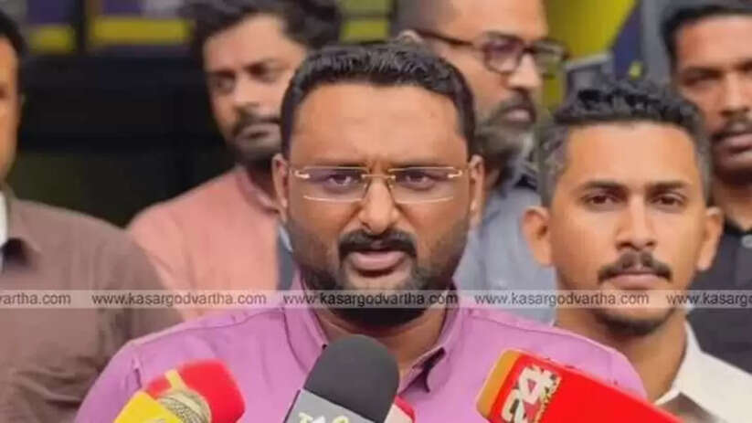 Anto Augustine speaking to medias