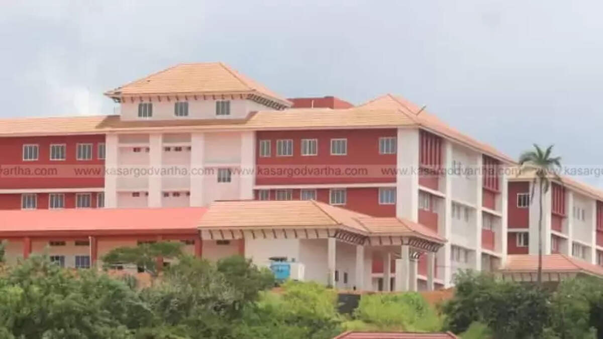 Construction site of Ukinadukka Government Medical College in Kasaragod, Kerala.