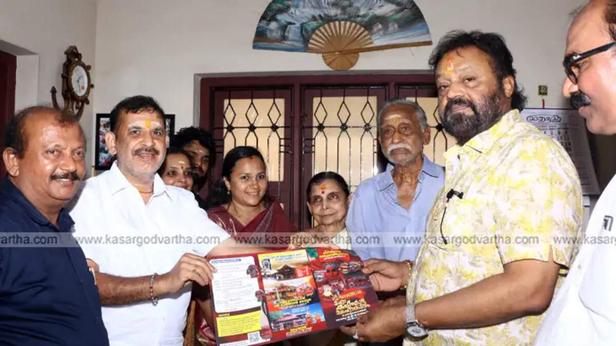 Suresh Gopi visiting Chirakkal Kovilakam for cultural heritage project