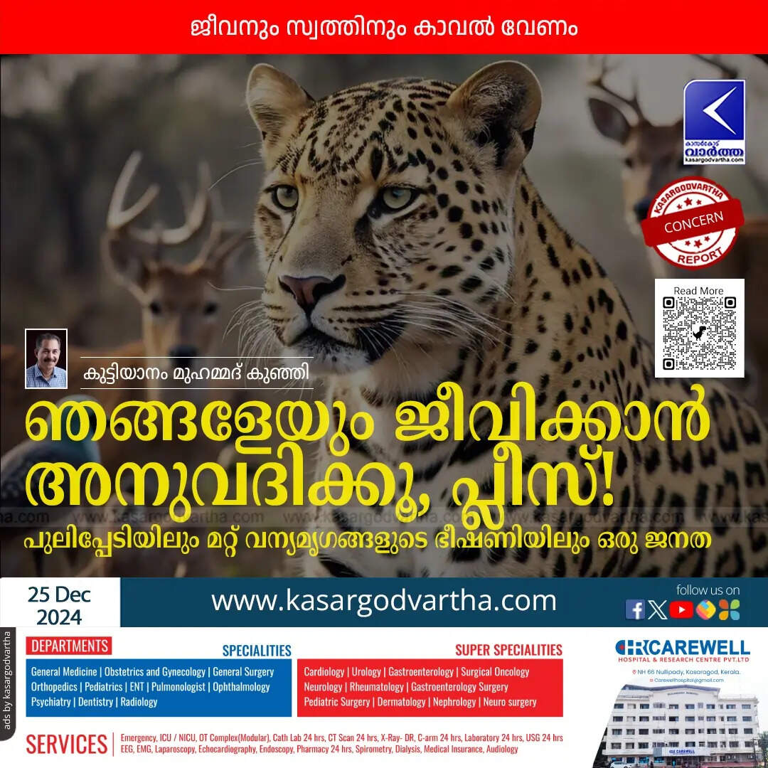 Wild animal attacks in Kasaragod