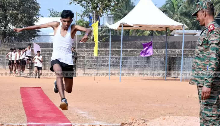 Agniveer recruitment rally at Vidyanagar stadium Kasaragod