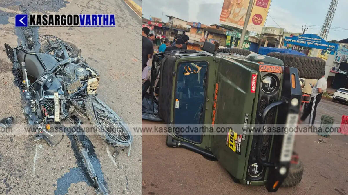 Representational image reflecting road accidents and fire force rescue operations in Kasaragod