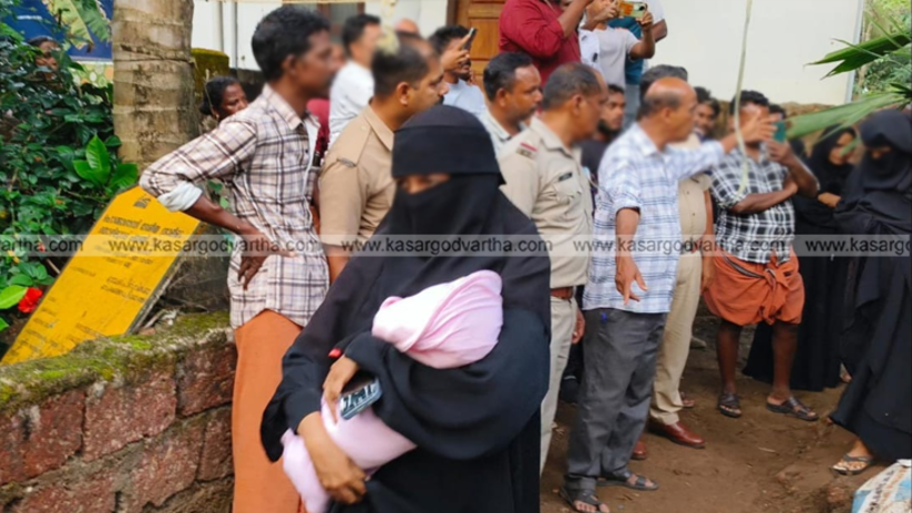 Woman in police custody with a baby in Kasaragod