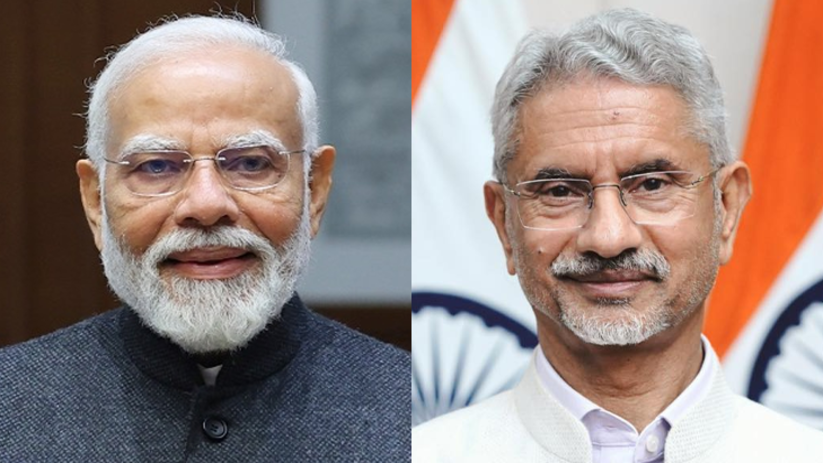 Narendra Modi and Dr S. Jaishankar 