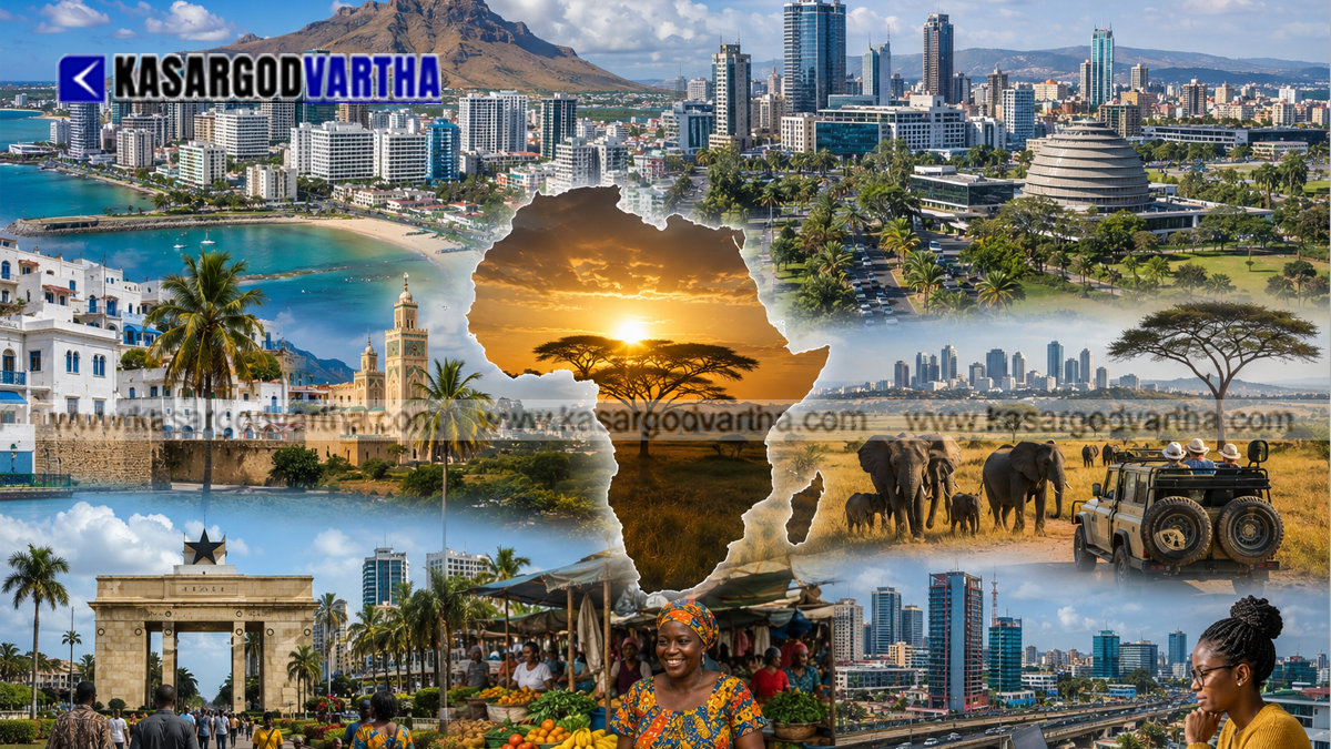 Beautiful coastline and modern infrastructure of Mauritius.