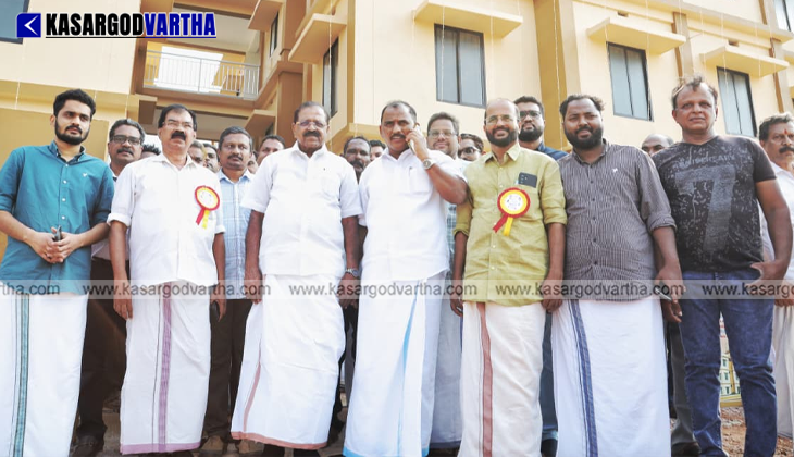 Newly built Subhadram housing complex for coastal families in Koipady, Kasaragod