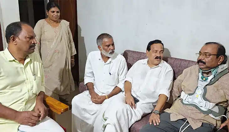 Nalinakshan Returns Home After Surviving Kuwait Fire