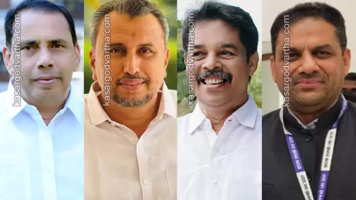 Muslim League leaders discussing candidates in Kasaragod